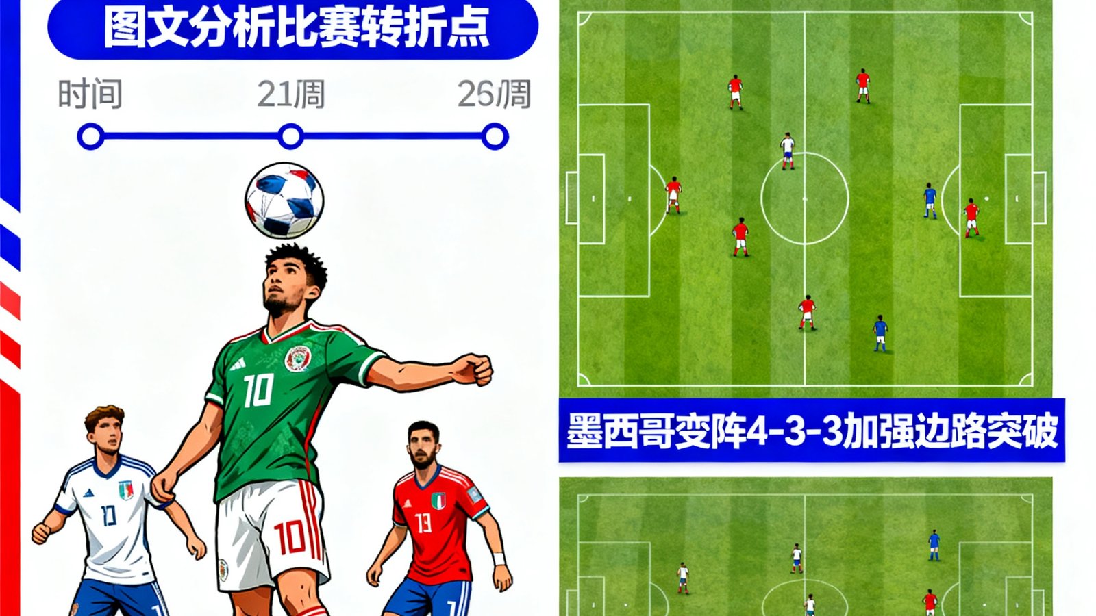 2026世界杯赛后战报：东道主墨西哥1比0险胜意大利，图文分析比赛转折点